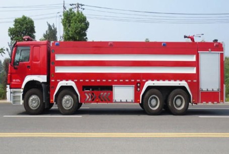 國(guó)六24噸重汽豪沃前四后八水罐消防車圖片 國(guó)六24噸重汽豪沃前四后八水罐消防車圖片