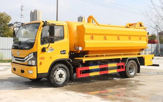 東風多利卡8.5方清洗吸污車 東風多利卡8.5方清洗吸污車