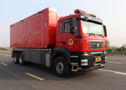 拉消防機器人的消防車_消防器材運輸車_博利牌BLT5210TXFZX80/JY-S6型自裝卸式消防車 拉消防機器人的消防車_消防器材運輸車_博利牌BLT5210TXFZX80/JY-S6型自裝卸式消防車